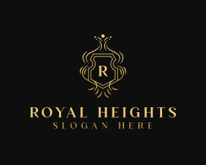 Regal Shield Upscale logo design