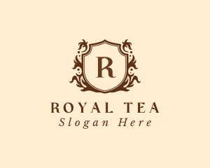 Royal Boutique Shield logo design