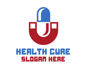 Medicine - Medicine Capsule Magnet logo design