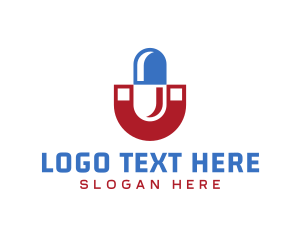 Medicine - Medicine Capsule Magnet logo design