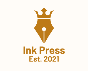 Press - Royal Crown Pen logo design