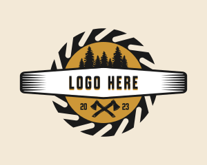 Construction - Construction Woodwork Saw logo design