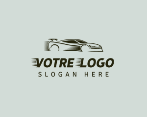 Vehicle Race Car Driver Logo