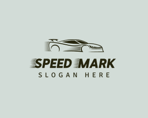 Vehicle Race Car Driver logo design