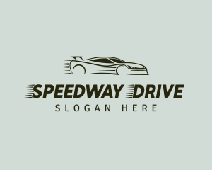 Driver - Vehicle Race Car Driver logo design