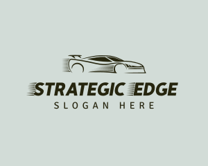 Garage - Vehicle Race Car Driver logo design