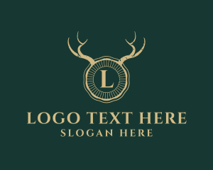 Animal - Wildlife Horn Antlers logo design