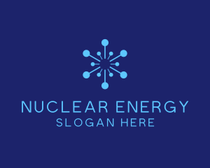 Nuclear - Blue Scientific Laboratory logo design