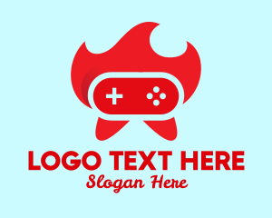 Hobby - Red Hot Controller logo design