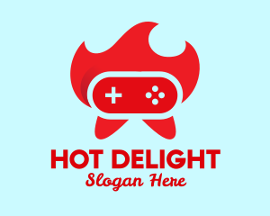 Red Hot Controller  logo design