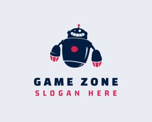 Gaming Toy Robot logo design