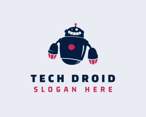 Droid - Gaming Toy Robot logo design