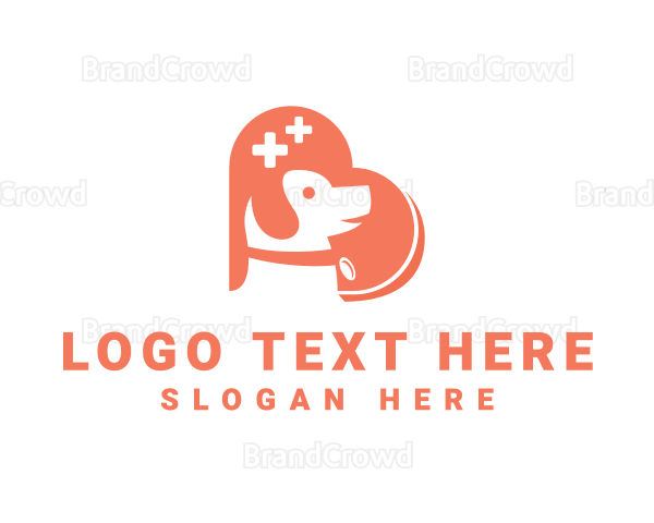 Dog Veterinary Letter B Logo