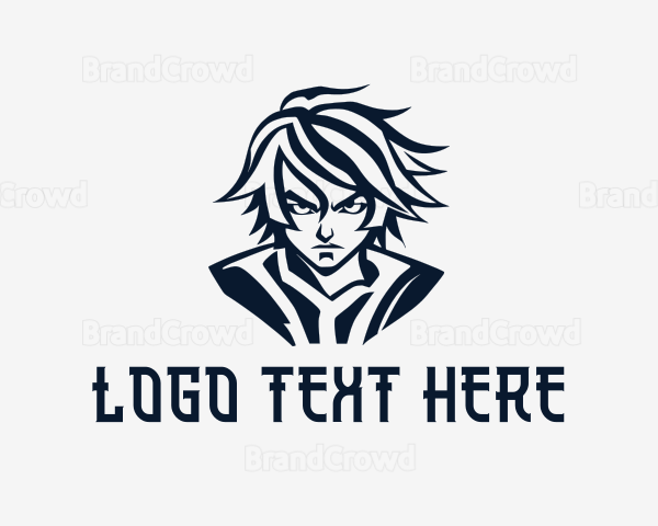 Japanese Anime Comic Logo