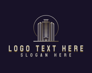 Condominium - Skyscraper Business Property logo design