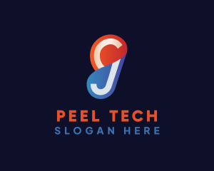 Peel - Sticker Peel Letter G logo design