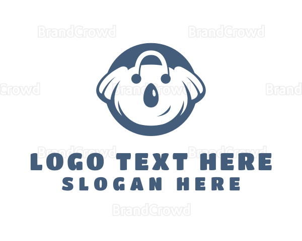 Koala Bear Lock Logo