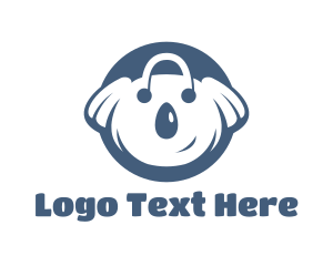 Locksmith - Koala Bear Lock logo design
