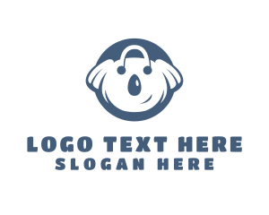 Face - Koala Bear Lock logo design