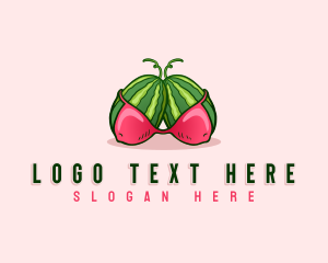 Sexy - Sexy Erotic Watermelon logo design