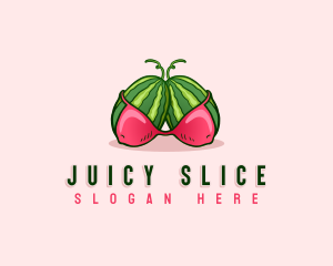 Watermelon - Sexy Erotic Watermelon logo design