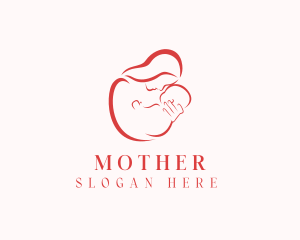 Mother Baby Nursery  logo design