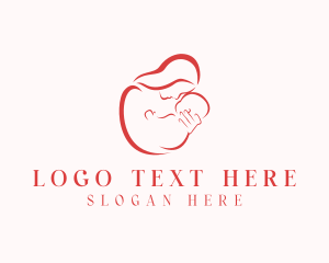 Pregnancy - Mother Baby Nursery logo design
