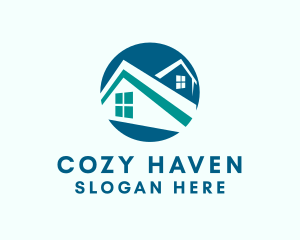 Residential Home Roofing logo design