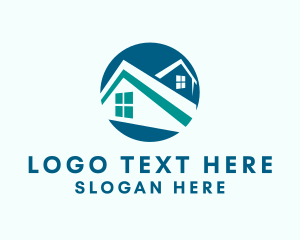 Realtor - Residential Home Roofing logo design