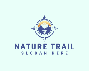 Outdoors - Outdoor Mountain Compass logo design