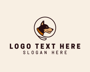 Pet Dog Leash  Logo