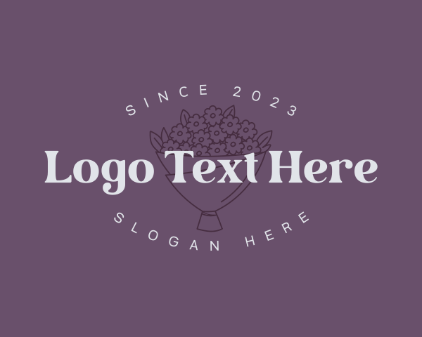 Studio - Feminine Flower Bouquet logo design