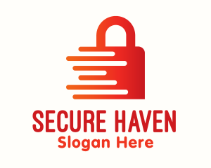 Privacy - Red Fast Lock logo design