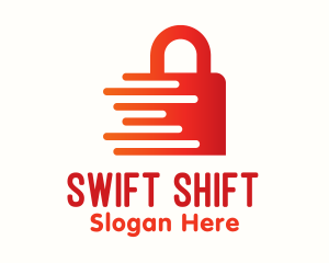 Red Fast Lock logo design