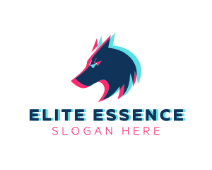 Wolf Esports Glitch Logo