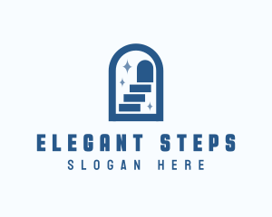 Door Stairs Archway logo design