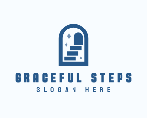 Door Stairs Archway logo design