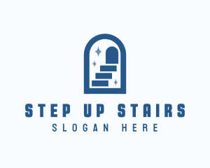 Staircase - Door Stairs Archway logo design