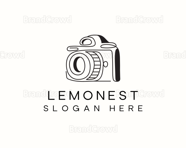 Camera Minimalist Photographer Logo