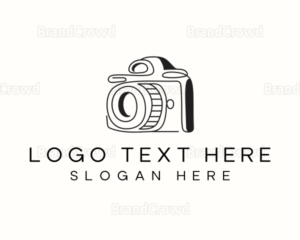 Camera Minimalist Photographer Logo