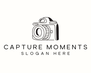 Photographer - Camera Minimalist Photographer logo design