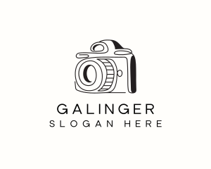 Photo - Camera Minimalist Photographer logo design