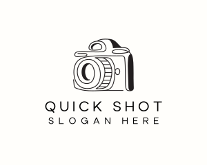 Shoot - Camera Minimalist Photographer logo design