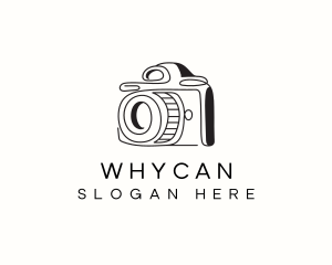 Photo - Camera Minimalist Photographer logo design