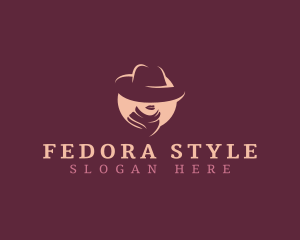 Western Cowgirl Hat logo design