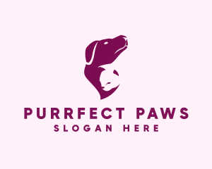 Cat Dog Veterinarian logo design