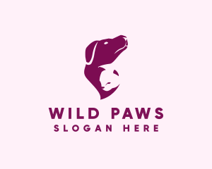 Cat Dog Veterinarian logo design