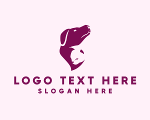 Dog - Cat Dog Veterinarian logo design