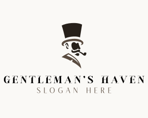 Top Hat Gentleman logo design