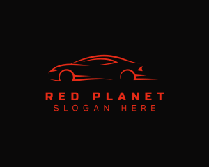 Red Racing Car logo design